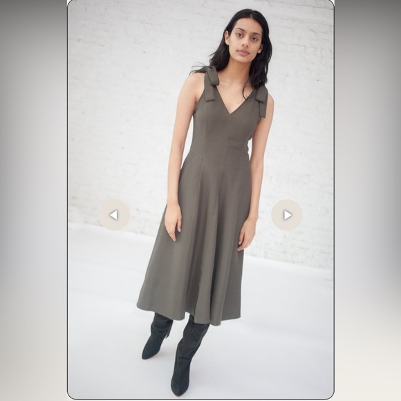 Ulla Johnson — Lana Dress in Army - Picture 2 of 16